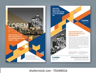 Abstract minimal geometric shapes polygon design background for business annual report book cover brochure flyer poster