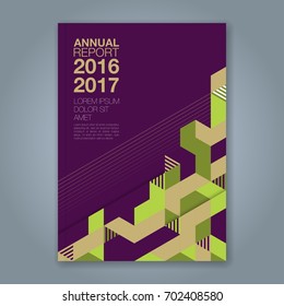 Abstract minimal geometric shapes polygon design background for business annual report book cover brochure flyer poster