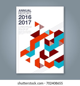 Abstract minimal geometric shapes polygon design background for business annual report book cover brochure flyer poster