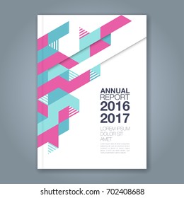 Abstract minimal geometric shapes polygon design background for business annual report book cover brochure flyer poster
