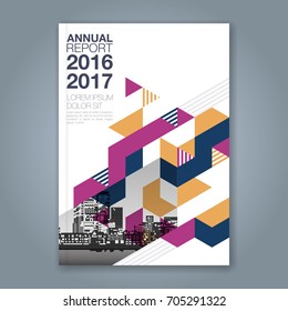 Abstract minimal geometric shapes polygon design background for business annual report book cover brochure flyer poster