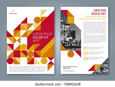 Abstract minimal geometric shapes polygon design background for business annual report book cover brochure flyer poster