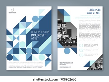 Abstract minimal geometric shapes polygon design background for business annual report book cover brochure flyer poster