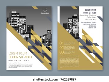 Abstract Minimal Geometric Shapes Polygon Design Background For Business Annual Report Book Cover Brochure Flyer Poster