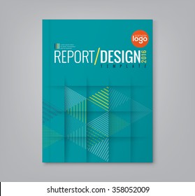 Abstract Minimal Geometric Triangle Shapes Design Background For Business Annual Report Book Cover Brochure Flyer Poster