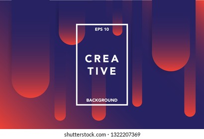 Abstract Minimal geometric vector multicolored gradient background with shadow and lines