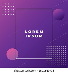 Abstract Minimal Geometric Vector Multicolored Background With Shadow, dots and lines. Dynamic shapes composition. Eps 10 vector