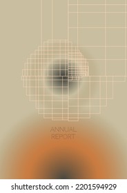 Abstract  Minimal Geometric Vector Poster Design with Lines and Gradient Colorful Circles. Collection of Abstract Backgrounds for Covers, Flyers, Templates, Booklets, Cards, Brochures, Branding, etc.