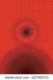 Abstraktes minimales geometrisches Vektordesign mit Linien und Farbkreisen. Sammlung abstrakter Hintergründe für Umschläge, Flyer, Vorlagen, Broschüren, Karten, Broschüren, Branding usw.