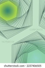 Resumen Diseño de afiches de vectores geométricos mínimos con líneas y círculos coloridos gradientes. Colección de fondos abstractos para portadas, volantes, plantillas, folletos, tarjetas, folletos, promoción de marca, etc.