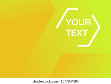 Abstract minimal geometric yellow vector background. Dynamic shapes composition. Creative wallpaper  can be used in cover design, book design, poster, flyer, website backgrounds or advertising
