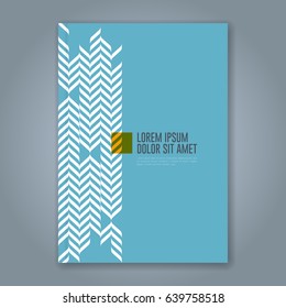 Abstract minimal geometric zigzag design background for business annual report book cover brochure flyer poster