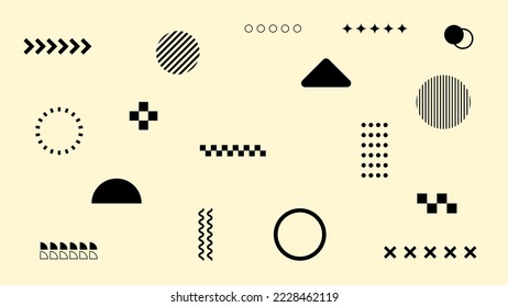 Abstract Minimal Geometrical Background Design