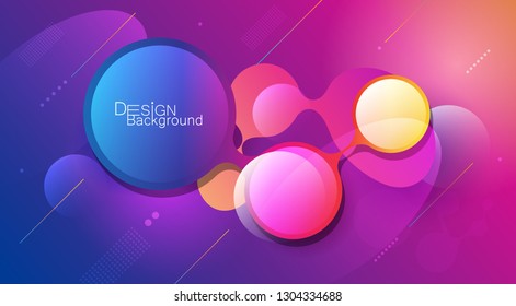 Forma de degradado mínima abstracta y composición de patrones geométricos. Fondo degradado colorido. Diseño gráfico abstracto y moderno para plantillas, afiches, papel tapiz, volante, banderín