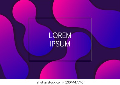 Abstract Minimal Gradient  shapes geometric background. Vector Illustration EPS10