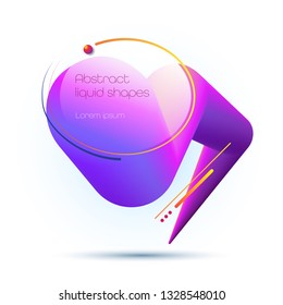 Abstract minimal gradient shapes and geometric pattern composition. Colorful gradient background. Vector abstract modern graphic design for template, poster, wallpaper, flyer, banner