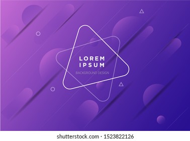 Abstract minimal gradient shapes and geometric pattern composition. Colorful gradient background. Vector abstract modern graphic design for template, poster, wallpaper, flyer, banner