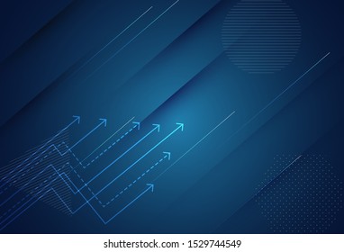 Abstract Minimal Gradient  shapes geometric background. Vector Illustration EPS10