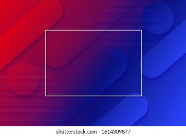 Abstract Minimal Gradient  shapes geometric background. Vector Illustration EPS10
