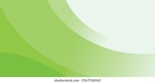 Abstract Minimal green geometric background. Dynamic shapes composition. Modern concept for graphic design, background, poster, Vector illustration
