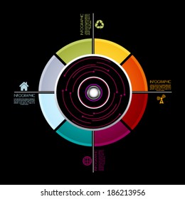 Abstract minimal infographics backgrounds 