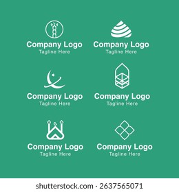 Abstract Minimal Islamic Logo Collection