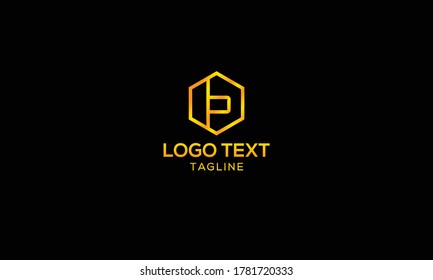 Abstract Minimal Letter PB Logo Design Using Letters P and B in a Unique Way