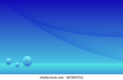 Abstrakter minimaler hellblauer Hintergrund mit geometrischer Leiste, futuristisches Banner-Konzept, moderne Tapete, Vektorgrafik.