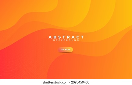 abstract minimal liquid background with orange color