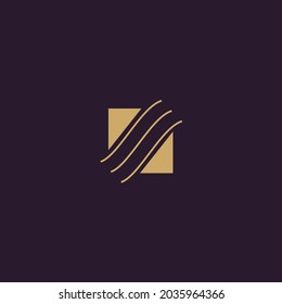 Resumen Plantilla de diseño de logotipo mínimo. Símbolo gráfico para identidad empresarial.Elemento gráfico vectorial creativo.