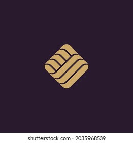 Resumen Plantilla de diseño de logotipo mínimo. Símbolo gráfico para identidad empresarial.Elemento gráfico vectorial creativo.
