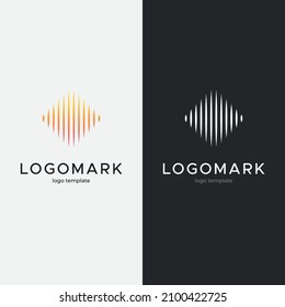 Abstract minimal logo design. Vector illustration.