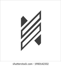 abstract minimal logo and monogram vector