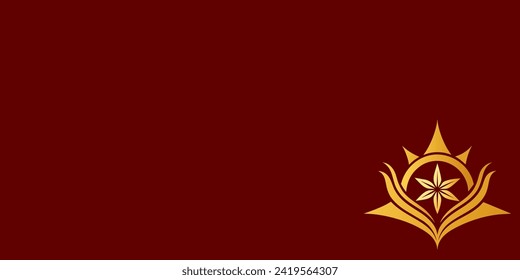 Abstract minimal luxury gradient background. Flat vector.