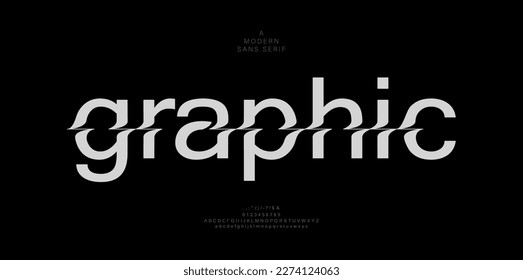 Abstract minimal modern alphabet fonts and logo. Creative typography sport, technology, fashion, digital, future creative logos font. vector illustration