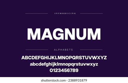 Abstract minimal modern alphabet fonts. Typography technology vector illustration
