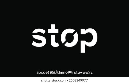 Abstract minimal modern alphabet fonts and logo. Creative typography sport, technology, fashion, digital, future creative logos font. vector illustration