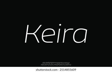 Abstract minimal modern alphabet fonts. Typography technology vector illustration