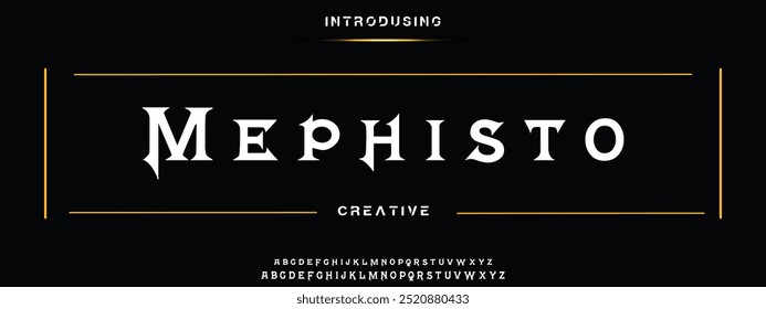 Abstract minimal modern alphabet fonts. Typography technology electronic digital music future creative font. vector illustration