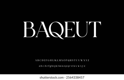 Abstract minimal modern alphabet fonts. Typography minimalist urban digital fashion future creative logo font. vector illustration