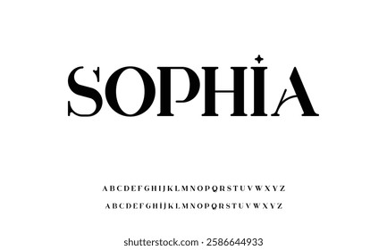 Abstract minimal modern alphabet fonts. Modern creative alphabet. Future fonts style. Stylized abstract font and alphabet. Minimalist style font with dots.