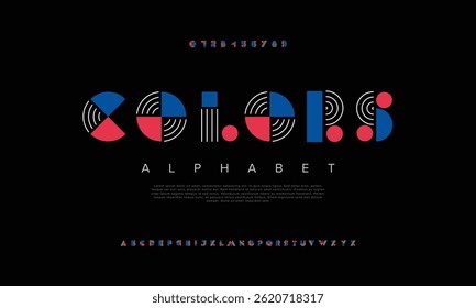 Abstract minimal modern alphabet fonts. Typography minimalist urban digital fashion future creative logo font. vector illustration

