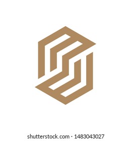 Abstract and Minimal MW logo design, Geometric WM monogram logo .vector
