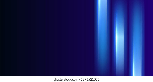 abstract minimal neon background with glowing lines. Wall illuminated with light. Simple geometric wallpaper.