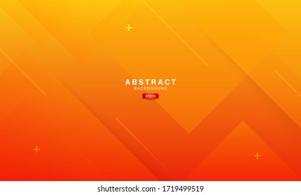 Abstract minimal orange background with geometric creative and minimal gradient concepts, for posters, banners, landing page concept image