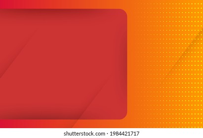 Abstract minimal orange background with geometric creative and minimal gradient concepts, for posters, banners, landing page concept image.