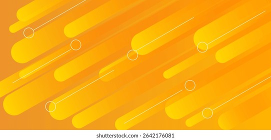 Abstract minimal  orange gradient background. Geometric diagonal rounded lines. Dynamic shapes composition. Abstract lines.Design elements texture. Vector illustration eps10.