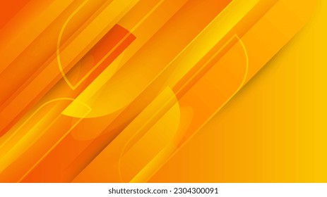 Abstract minimal orange and yellow background with geometric creative and minimal gradient concepts, for posters, banners, landing page concept image.