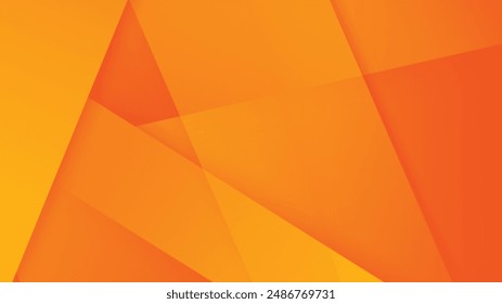 Abstract minimal orange and yellow background with geometric creative and minimal gradient concepts, for posters, banners, landing page concept image.