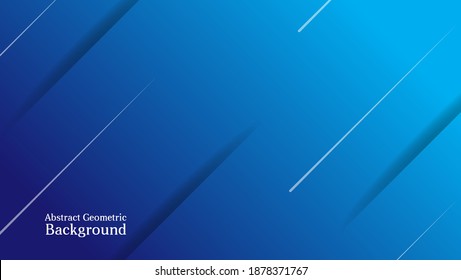 abstract minimal paper slice background with blue color